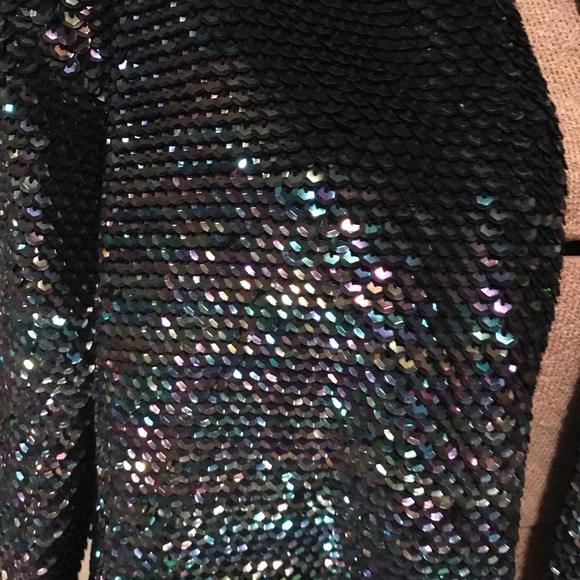 Vintage Estate Sequin Dinner Jacket - Picture 3 of 4